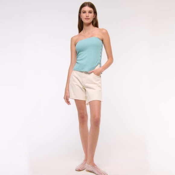 Abercrombie & Fitch Tops - side button tube top